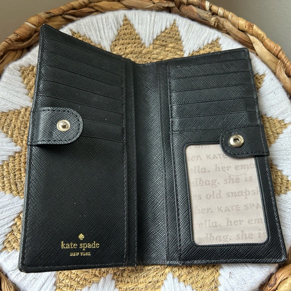 BNWT Kate Spade wallet champagne and caviar print - Picture 4 of 7